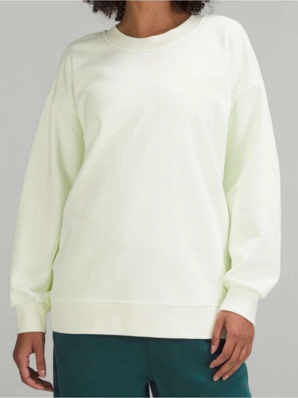 lululemon athletica Women’s Light Green Crewneck Sweater